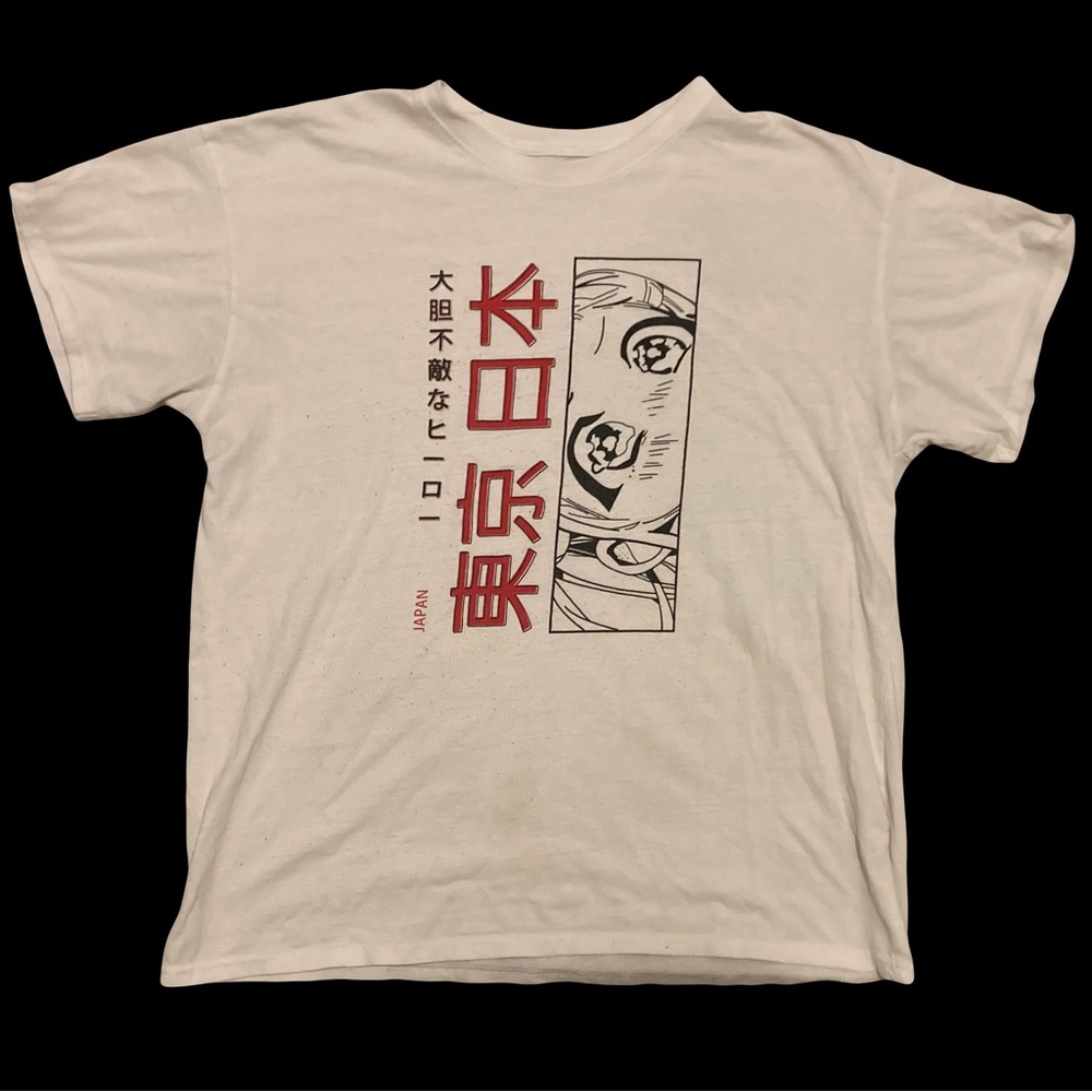 Anime cropped tee